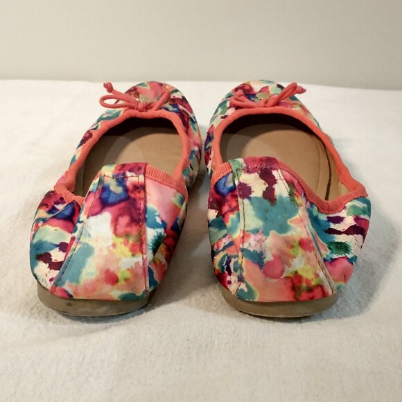 Report Candyland Floral Flower Women's Ballet Flats Spring Summer Shoes Size 8 - Picture 3 of 5